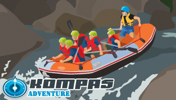 cara mendayung perahu rafting